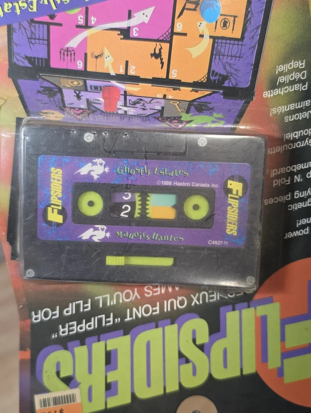 Vintage 1988 Milton Bradley Flipsiders Ghostly Estates Game New In Package RARE